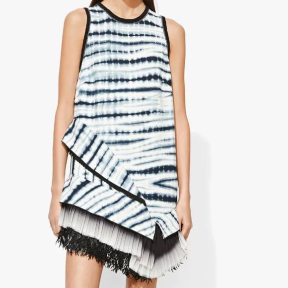 Proenza Schouler Tie-dye Cocktail Dress, Size 0 - Picture 9 of 10
